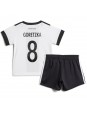 Německo Leon Goretzka #8 Domácí dres pro děti MS 2022 Krátký Rukáv (+ trenýrky)